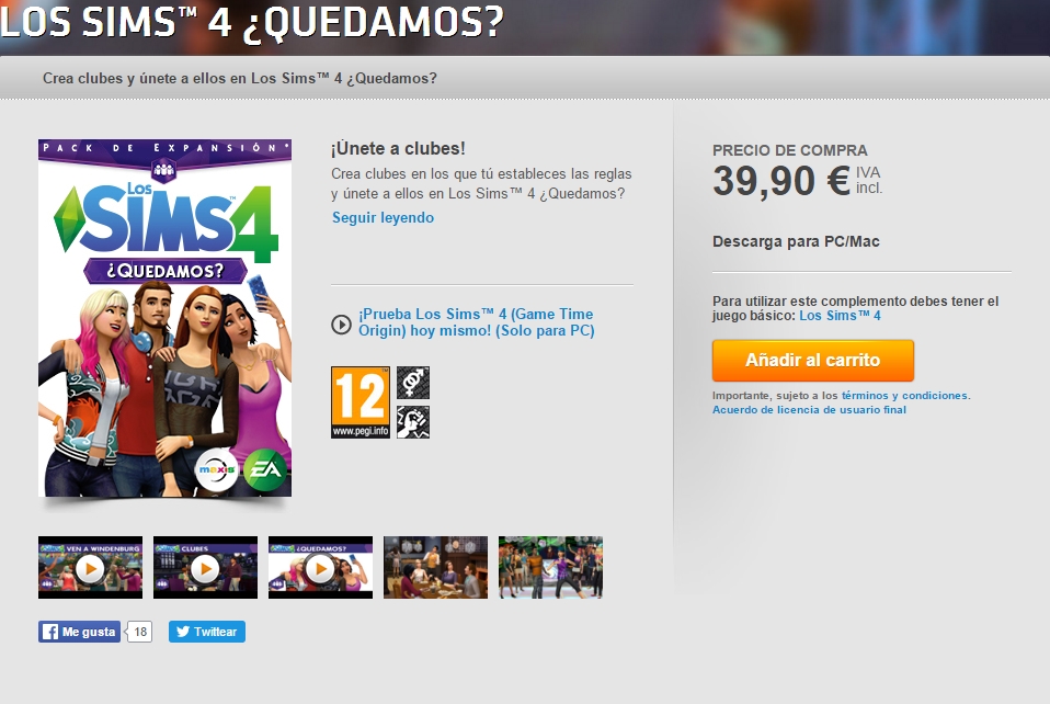 Comprar Los Sims 4 ¿Quedamos?